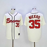 Atlanta Braves #35 Phil Niekro Cream Throwback Stitched MLB Jersey,baseball caps,new era cap wholesale,wholesale hats